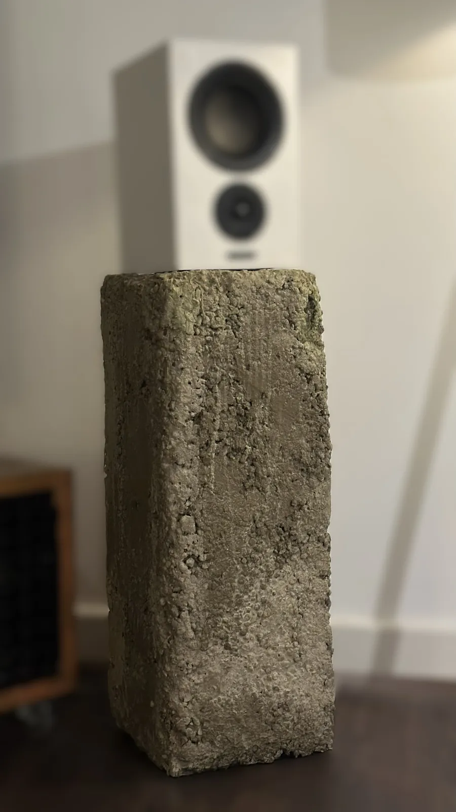 Concrete, cast rough and left honest.